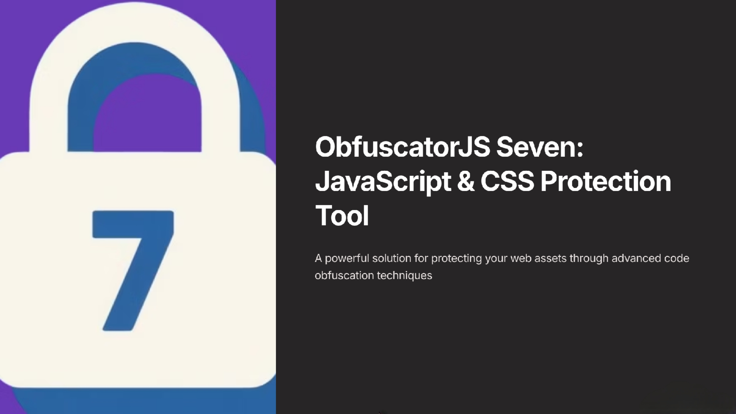 Obfuscator JS Seven - Screenshot 1