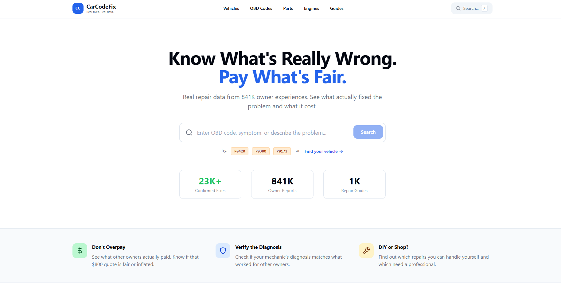CarCodeFix - Screenshot 1