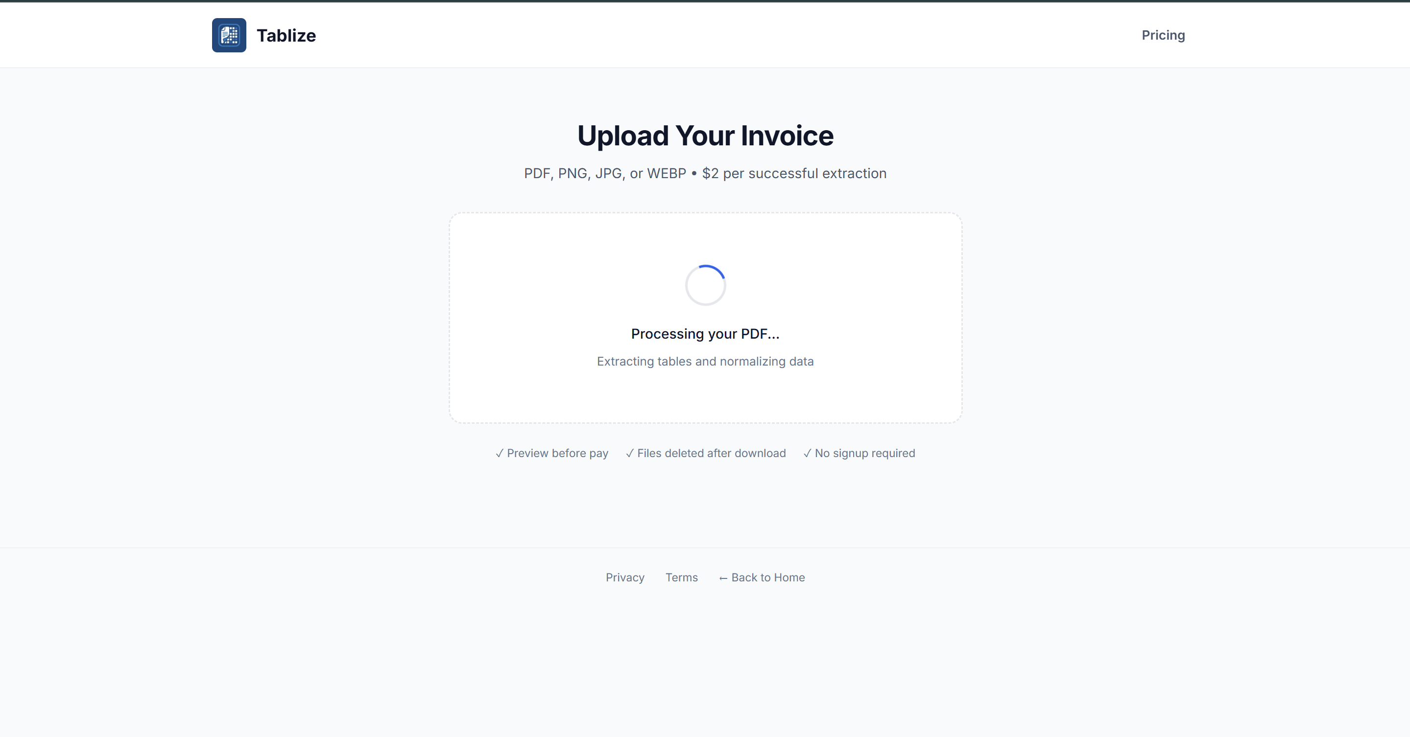 Tablize - Screenshot 2
