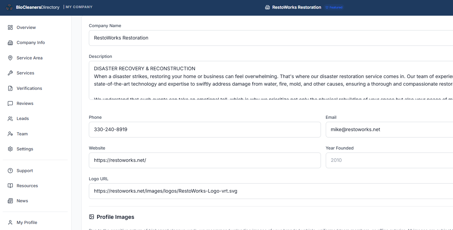 BioCleaners Directory - Screenshot 5