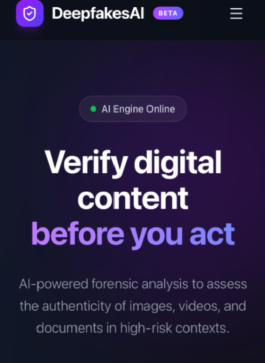 DeepfakesAI - Screenshot 2