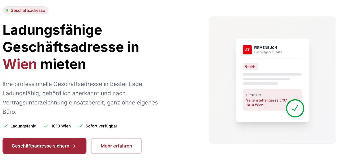 Postservice - Virtual Office Vienna - Screenshot 3