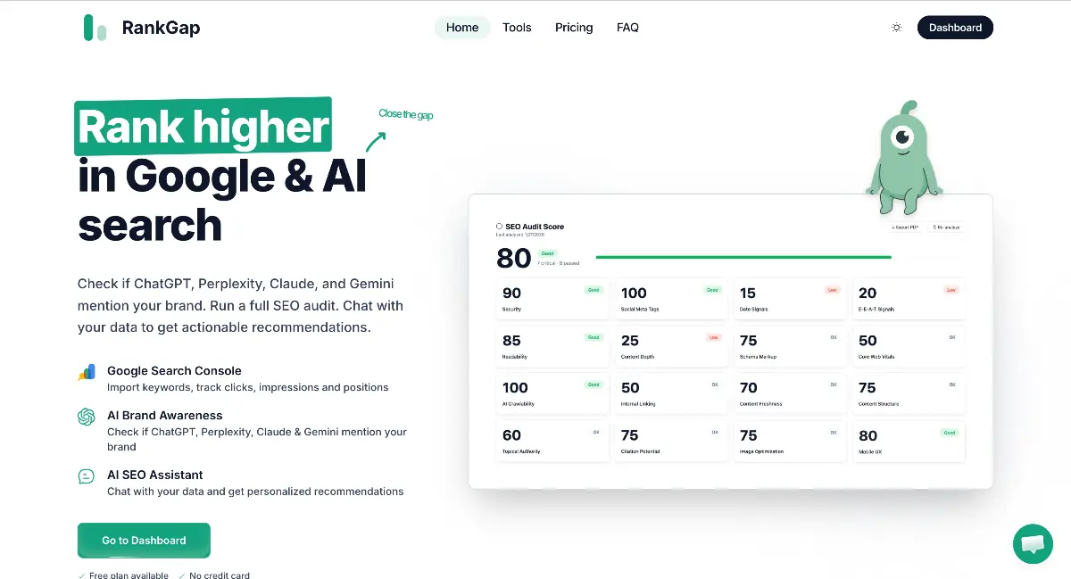 RankGap - Screenshot 1