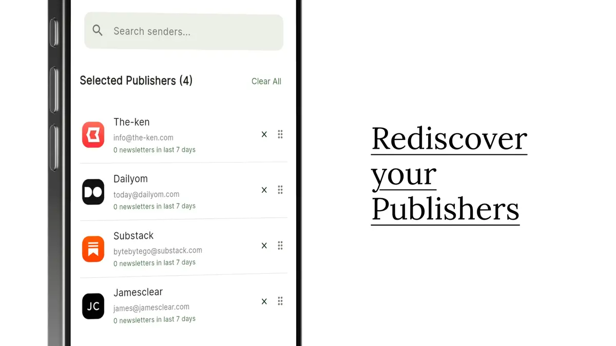 Letters - Newsletters management app - Screenshot 3