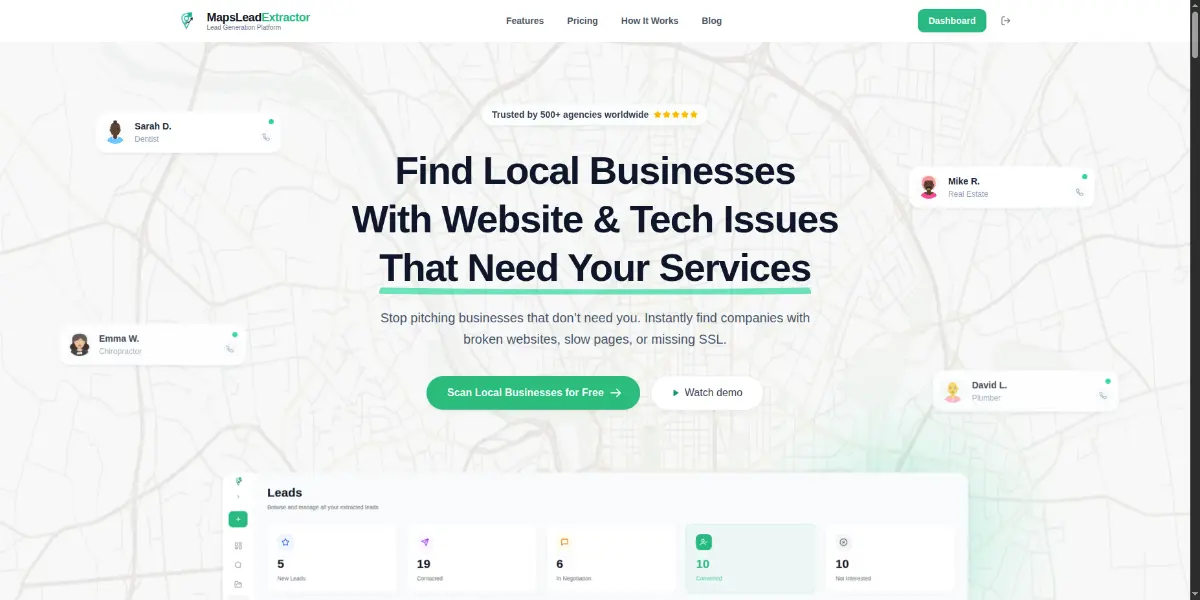 MapsLead Extractor - Screenshot 1