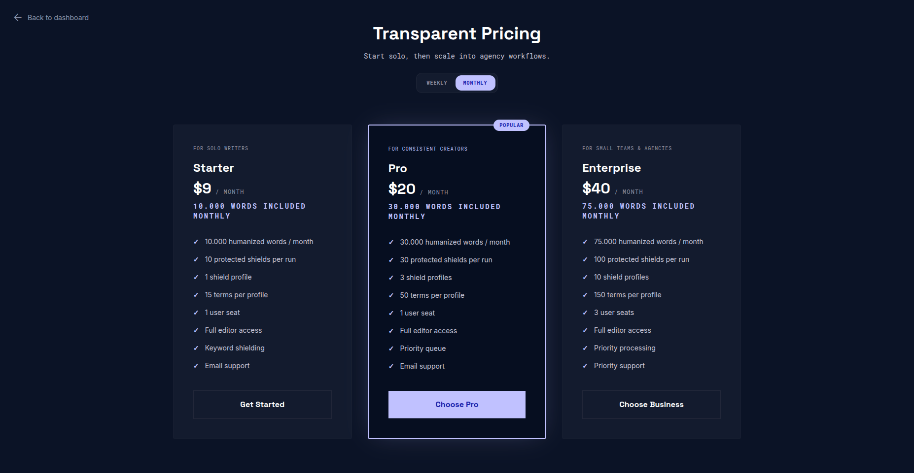 HumanizerPro - Screenshot 3