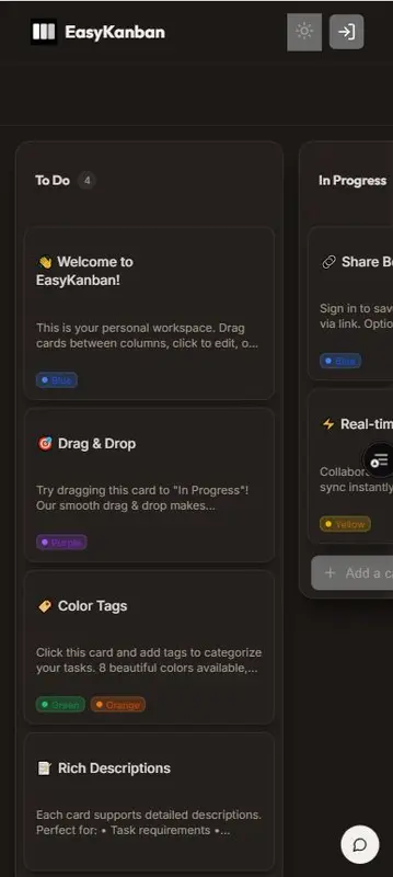 EasyKanban - Screenshot 2