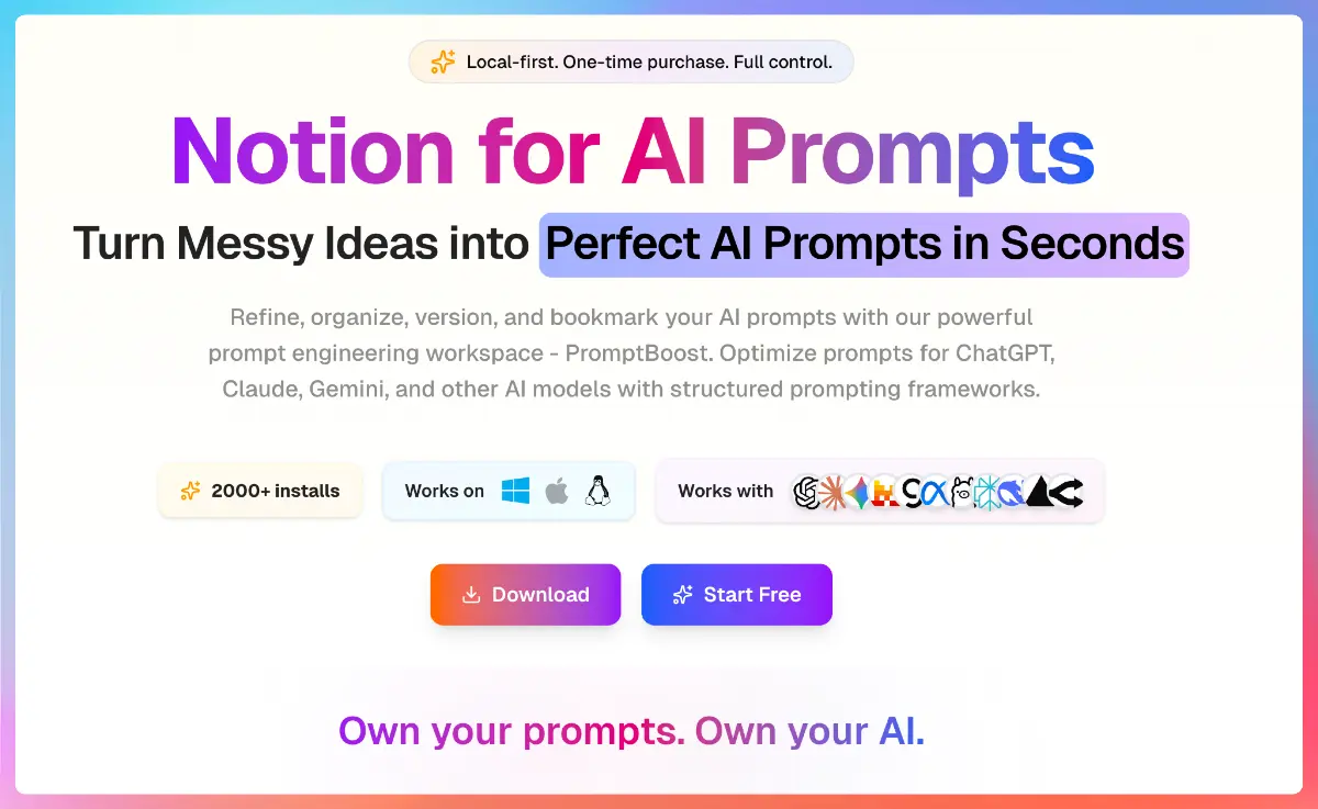 PromptBoost - Screenshot 1