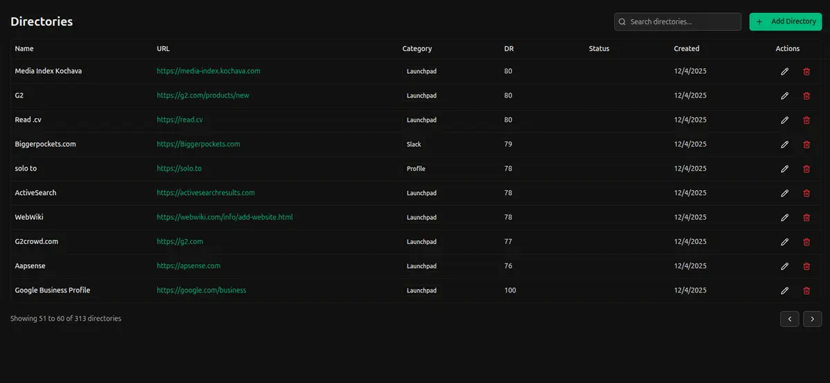 List My Site - Screenshot 2