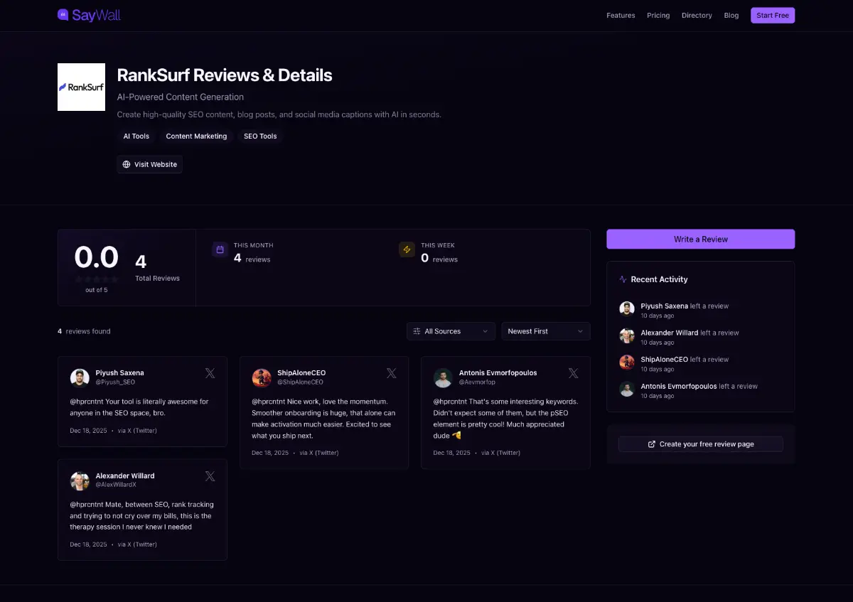 SayWall - Screenshot 4