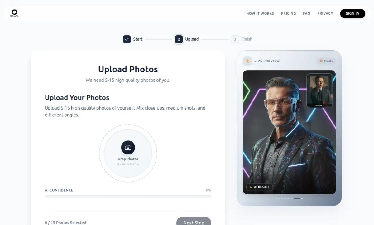 MyPhotoAI - Screenshot 3