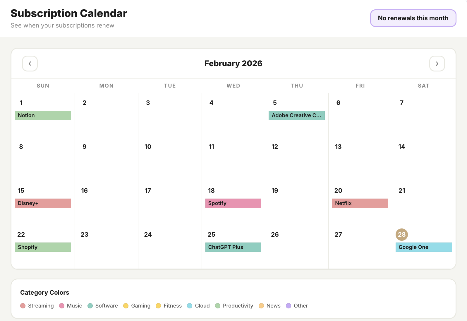 FlowSubs- Subscriptions Management - Screenshot 3