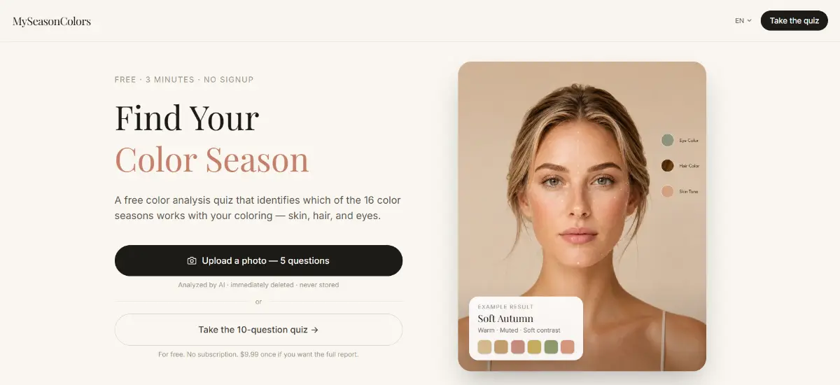 MySeasonColors - Screenshot 2