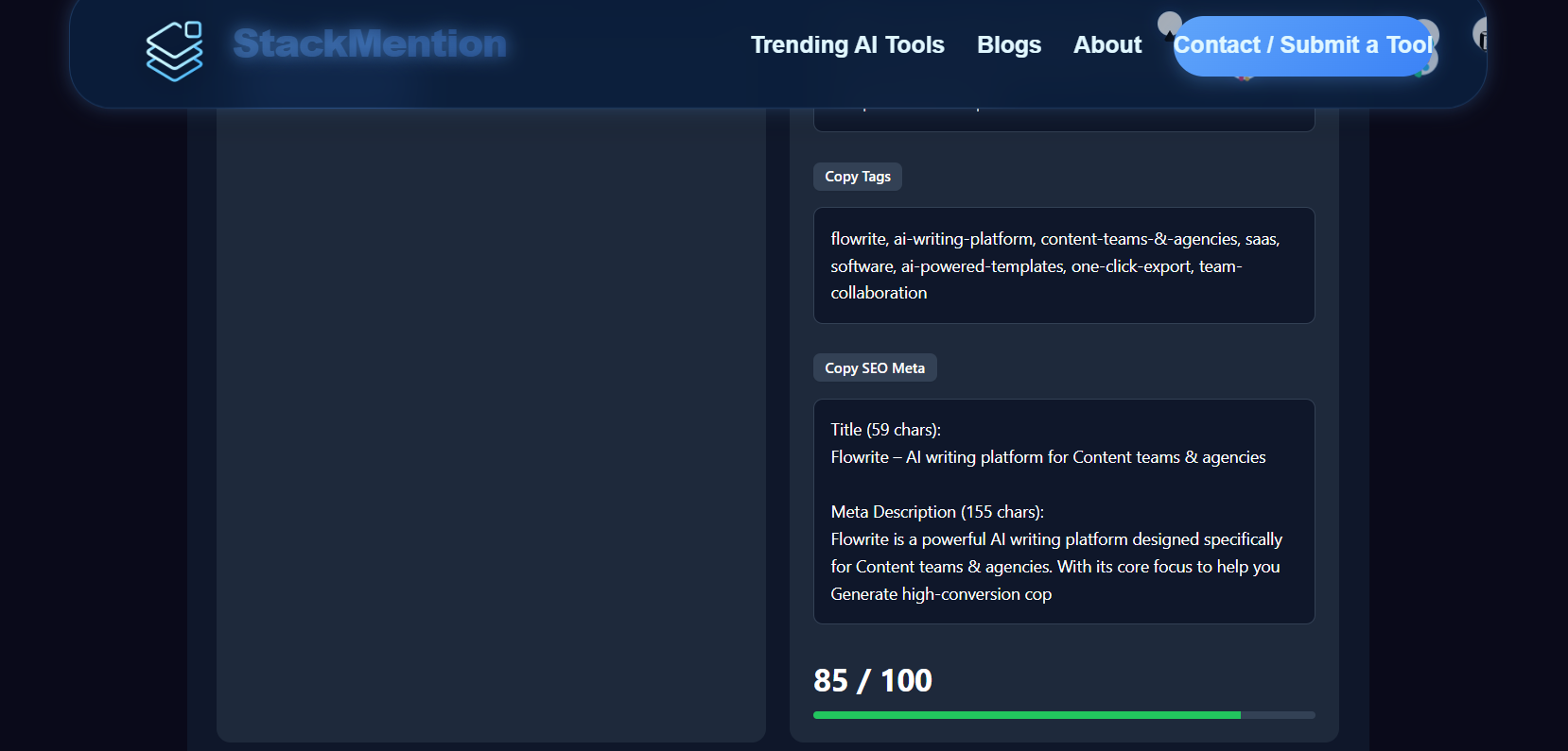 Generate SEO-optimized directory listing - Screenshot 2