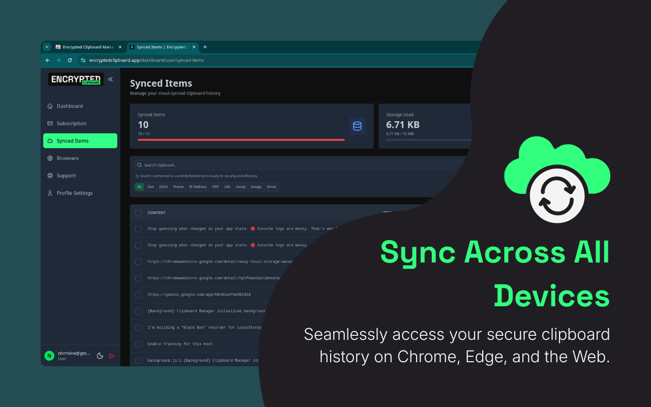 Encrypted Clipboard Manager - Screenshot 4