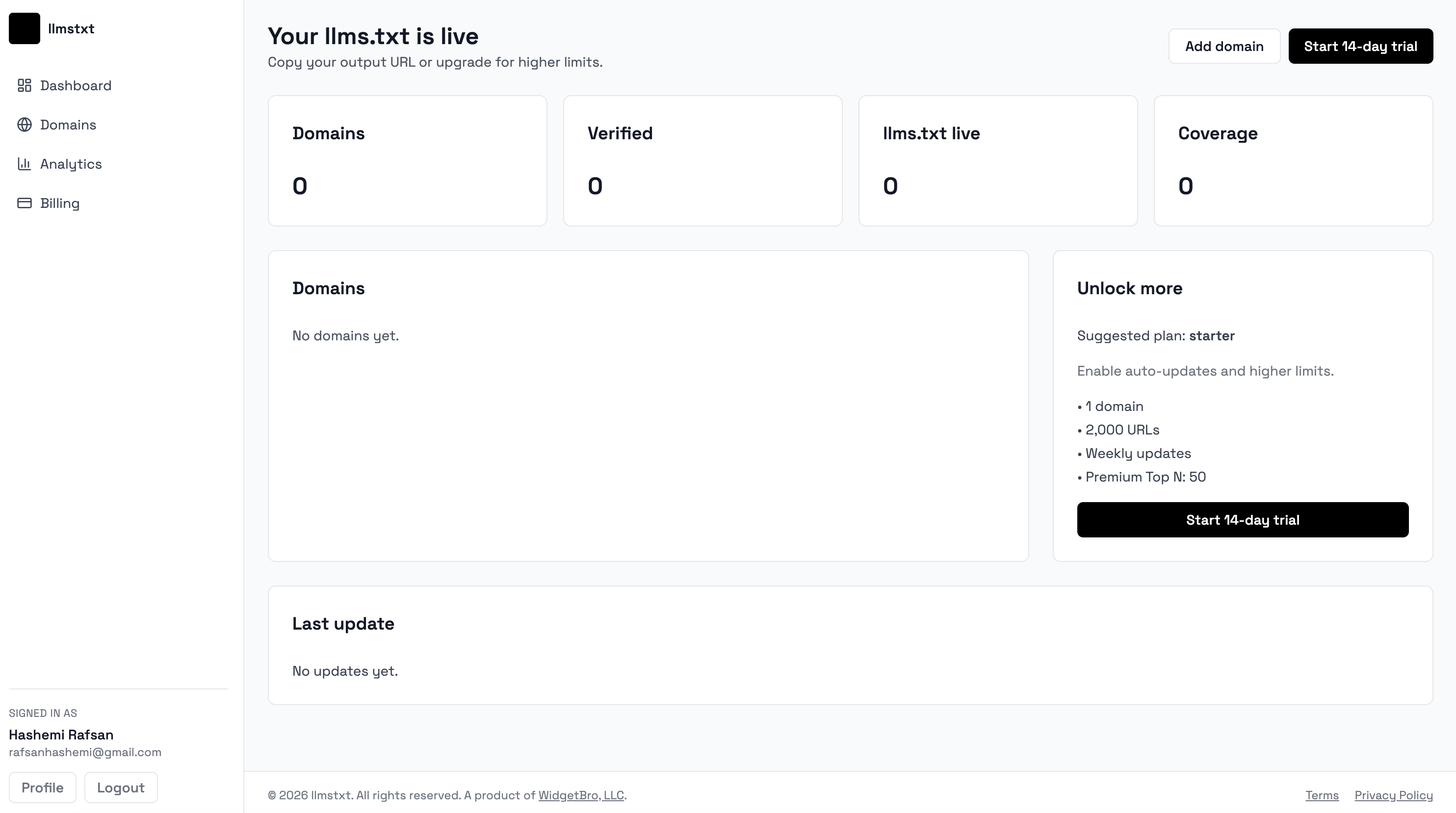 llmstxt.click - Screenshot 2