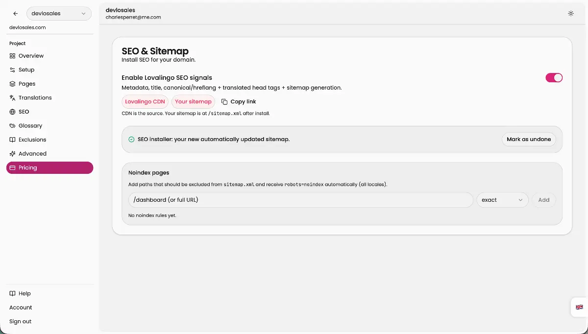 Lovalingo - Screenshot 4