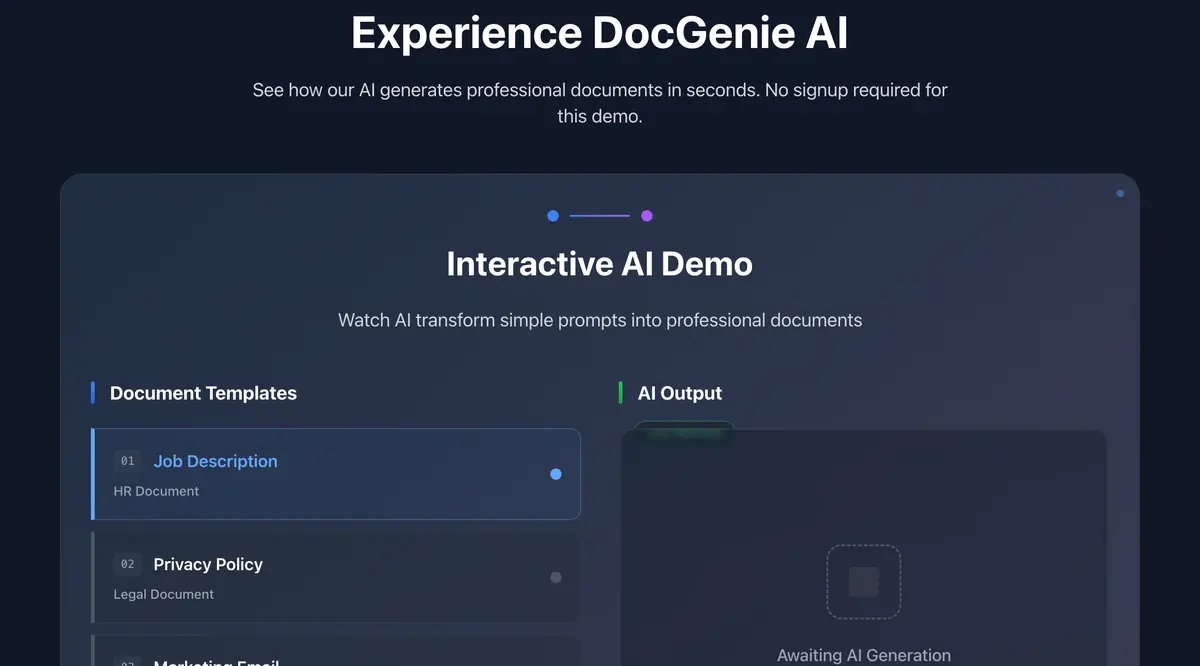 DocGenie - Screenshot 3