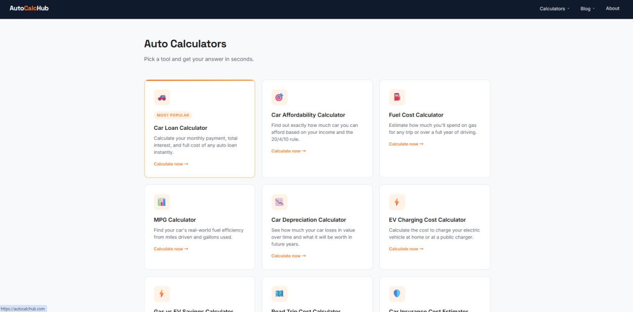 AutoCalcHub - Screenshot 3