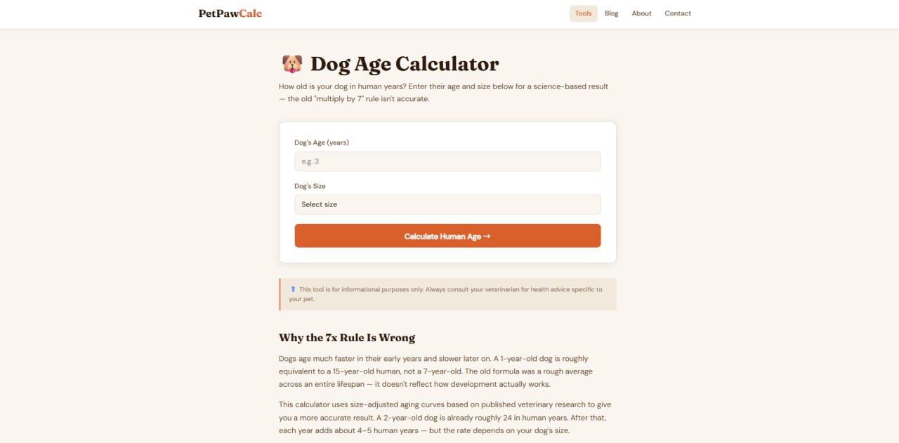 PetPawCalc - Screenshot 3