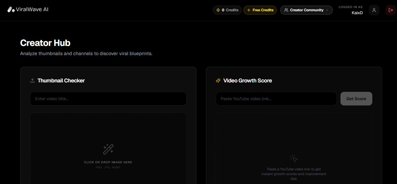 ViralWave AI - Screenshot 1