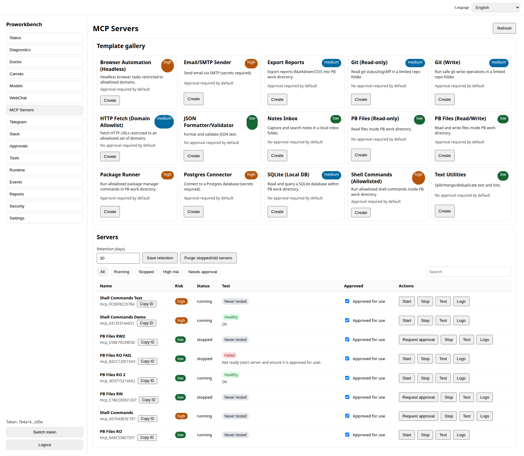 ProWorkbench - Screenshot 2