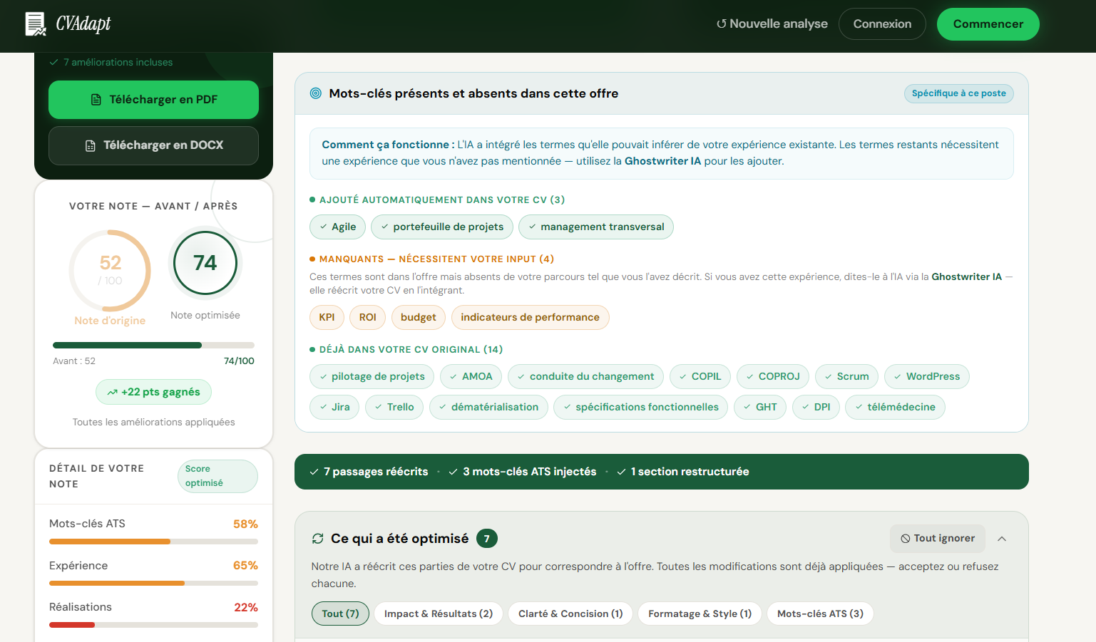 CvAdapt - Screenshot 3
