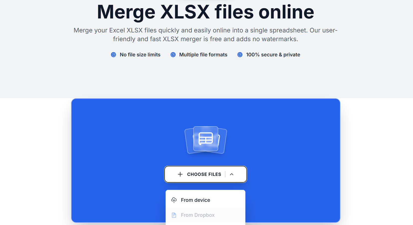 Mergefiles - Screenshot 1