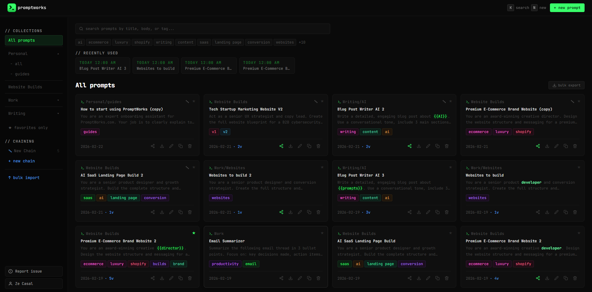 PromptWorks - Screenshot 1