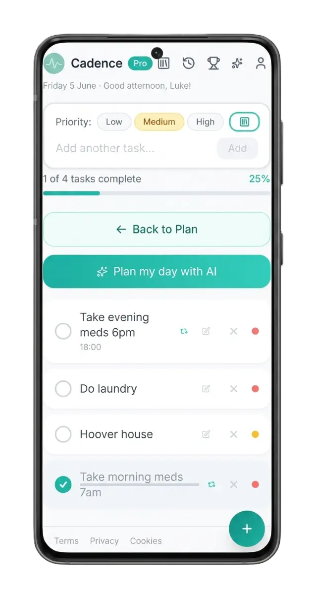Cadence - Screenshot 2