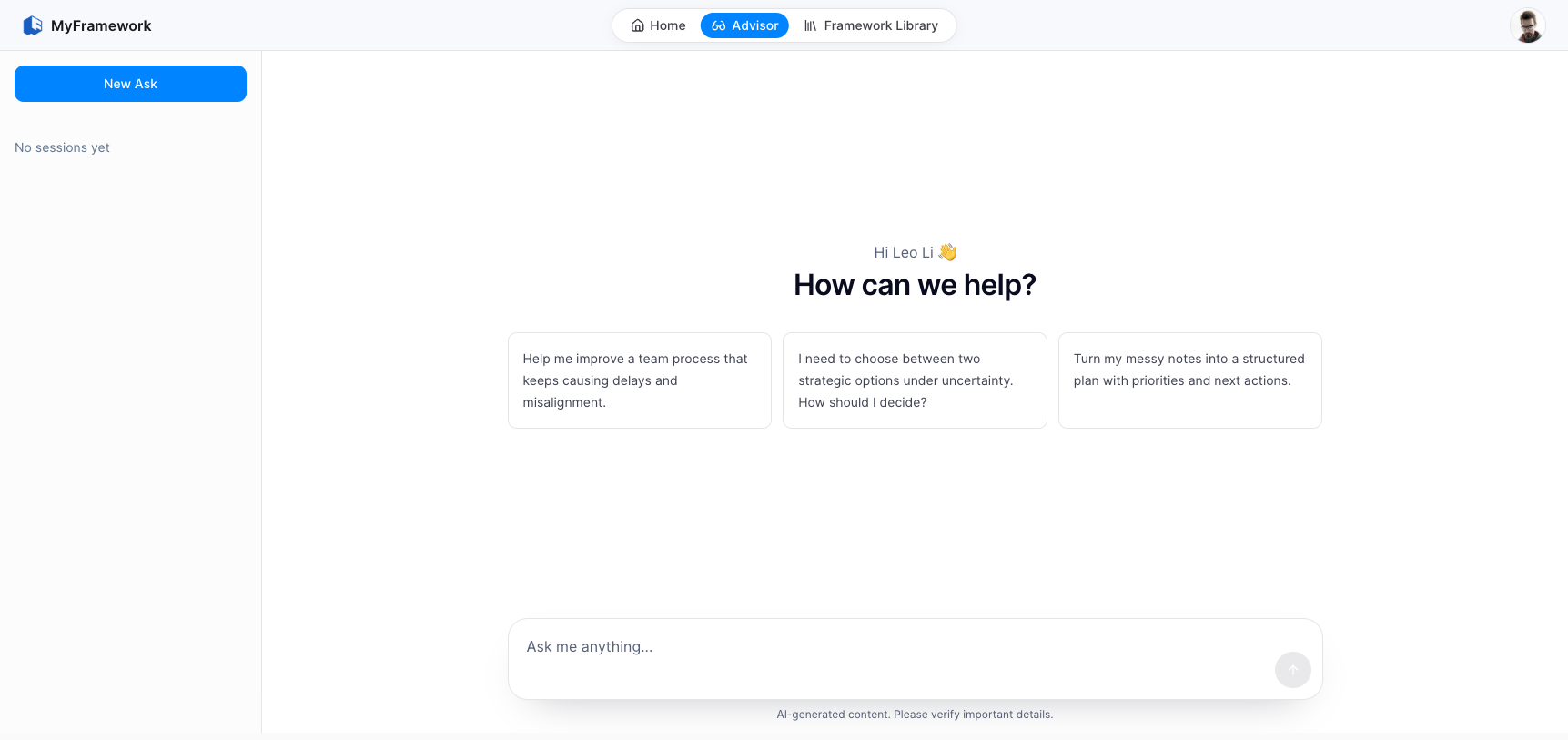 MyFramework - Screenshot 3
