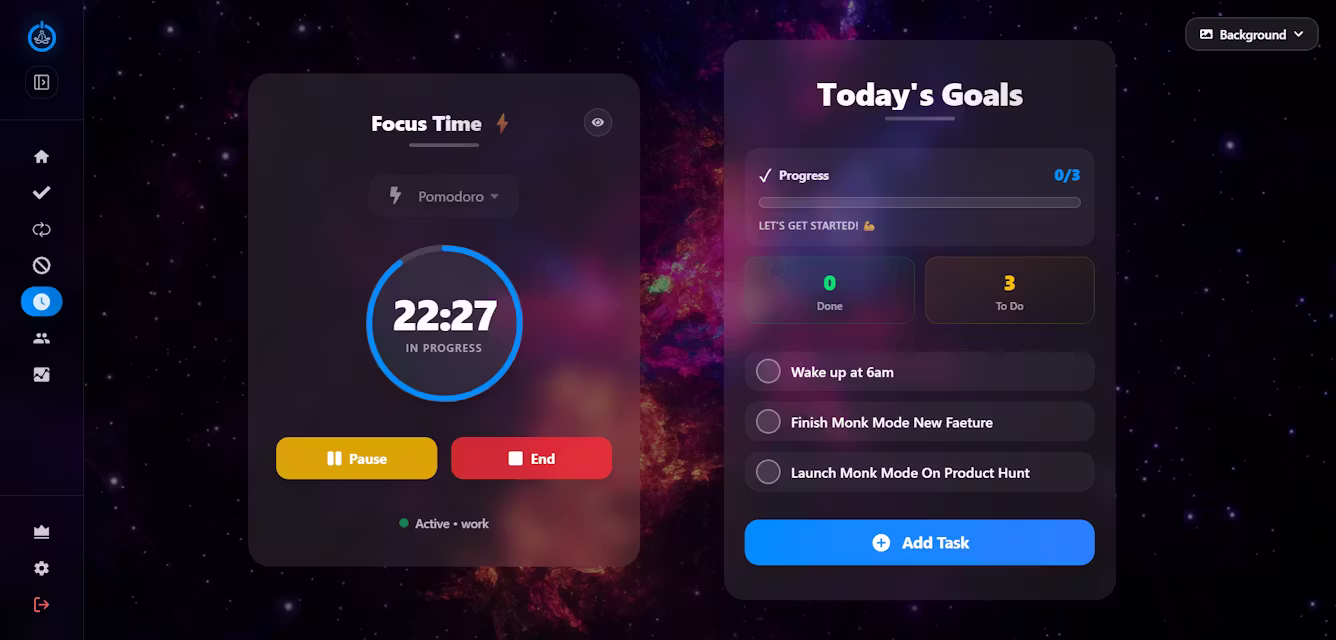 Monk Mode - Screenshot 1