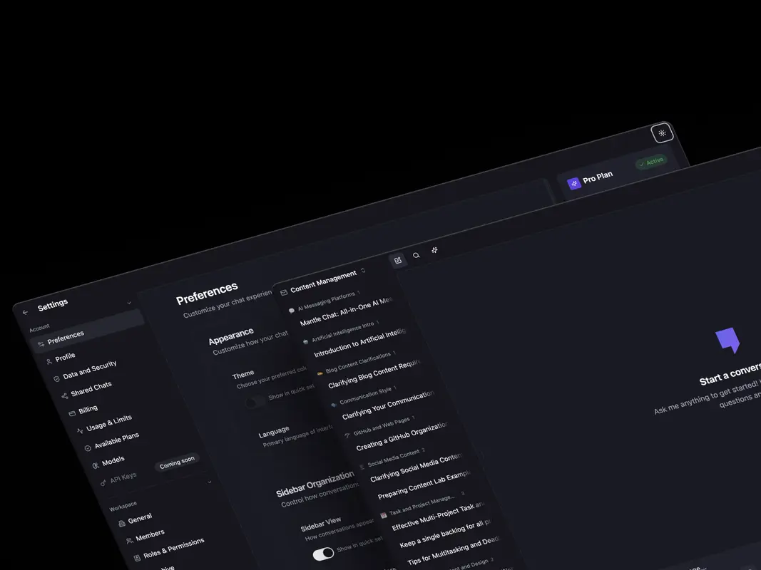 Mantle Chat - Screenshot 2