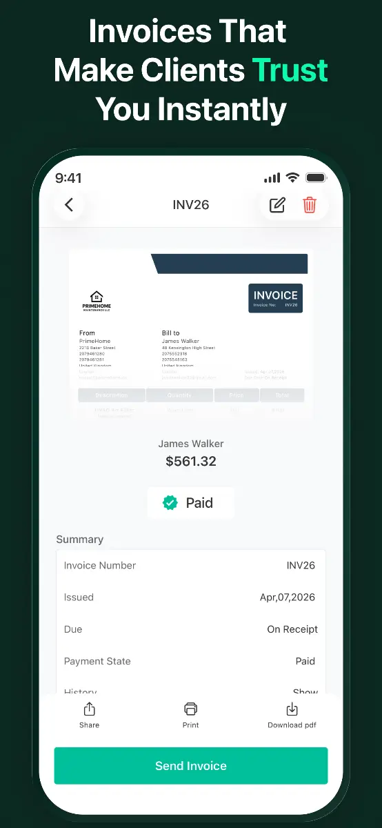 SnapBill - Invoice Maker - Screenshot 2