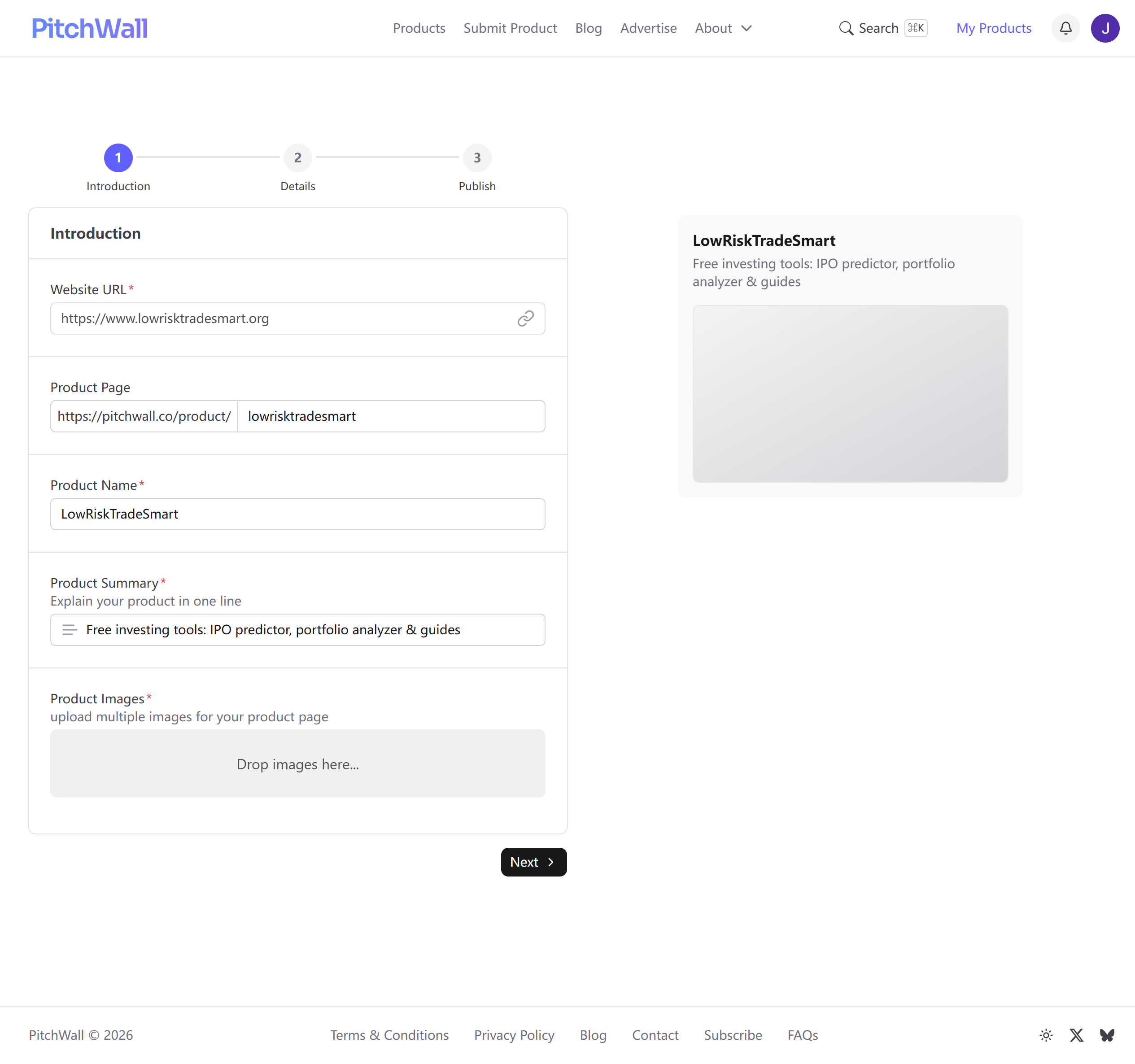 LowRiskTradeSmart - Screenshot 1