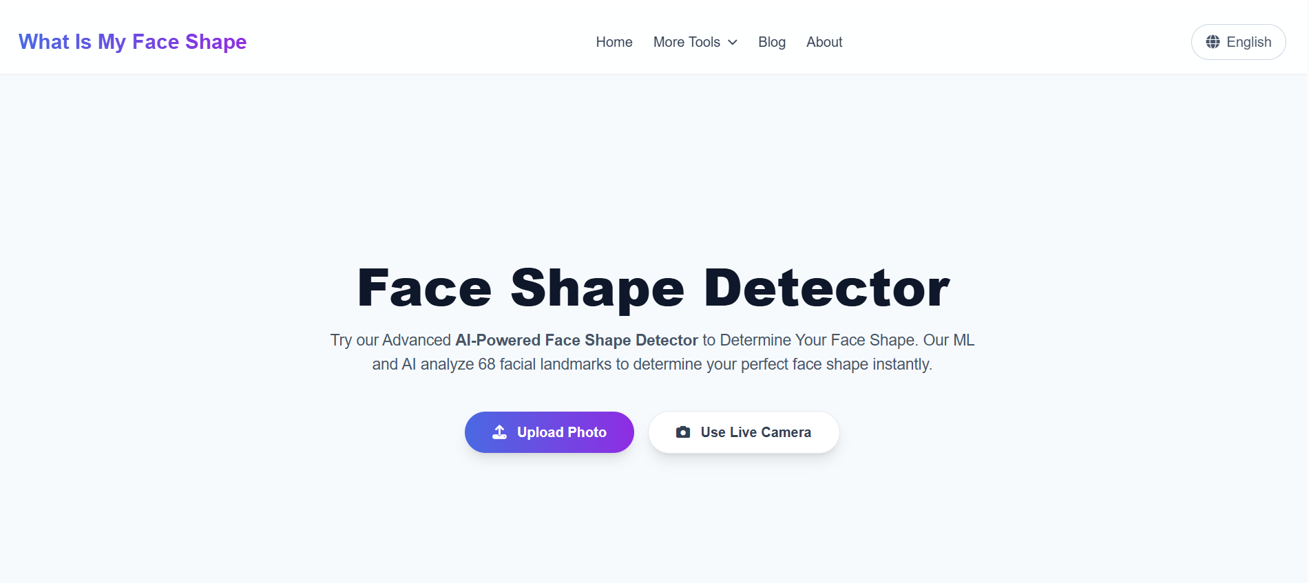 Face Shape Detector - Screenshot 1