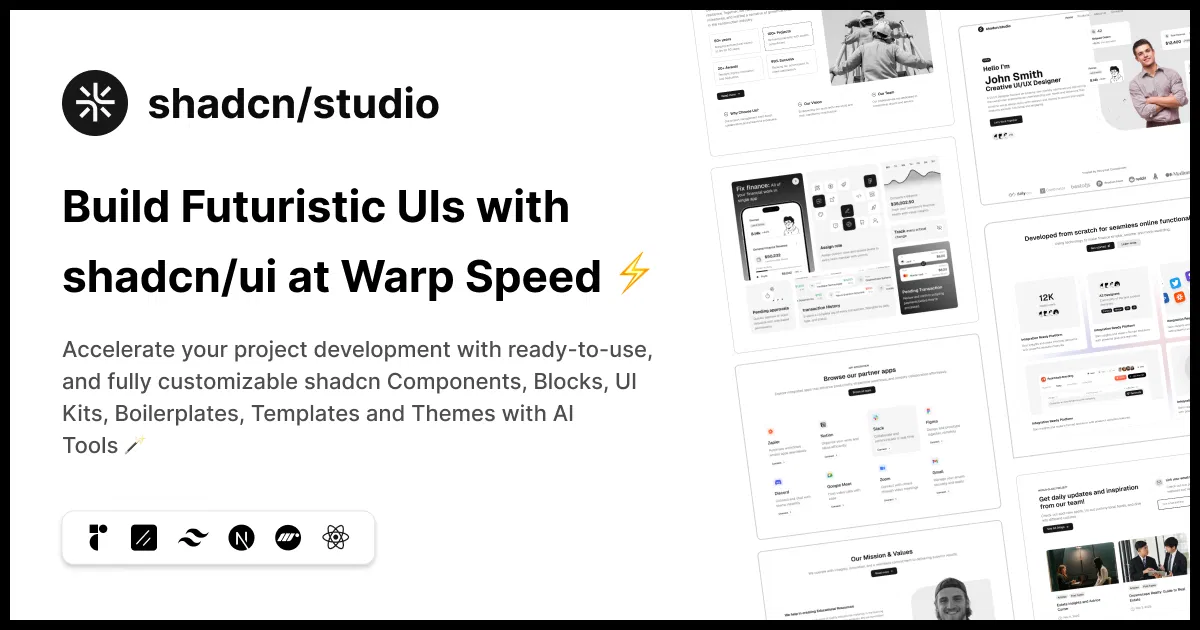 Shadcn Studio - Screenshot 1