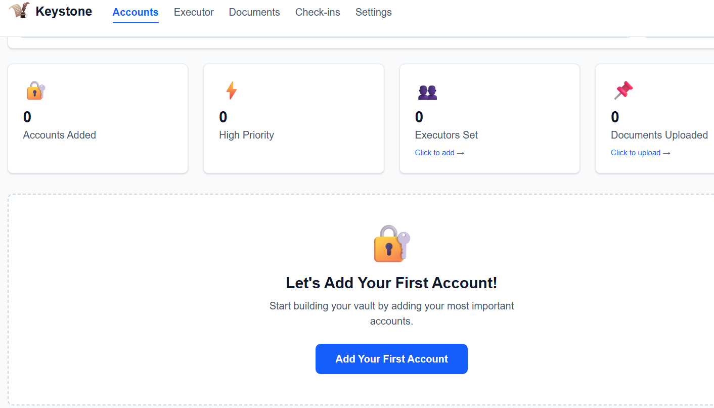 Keystone Vault - Screenshot 1