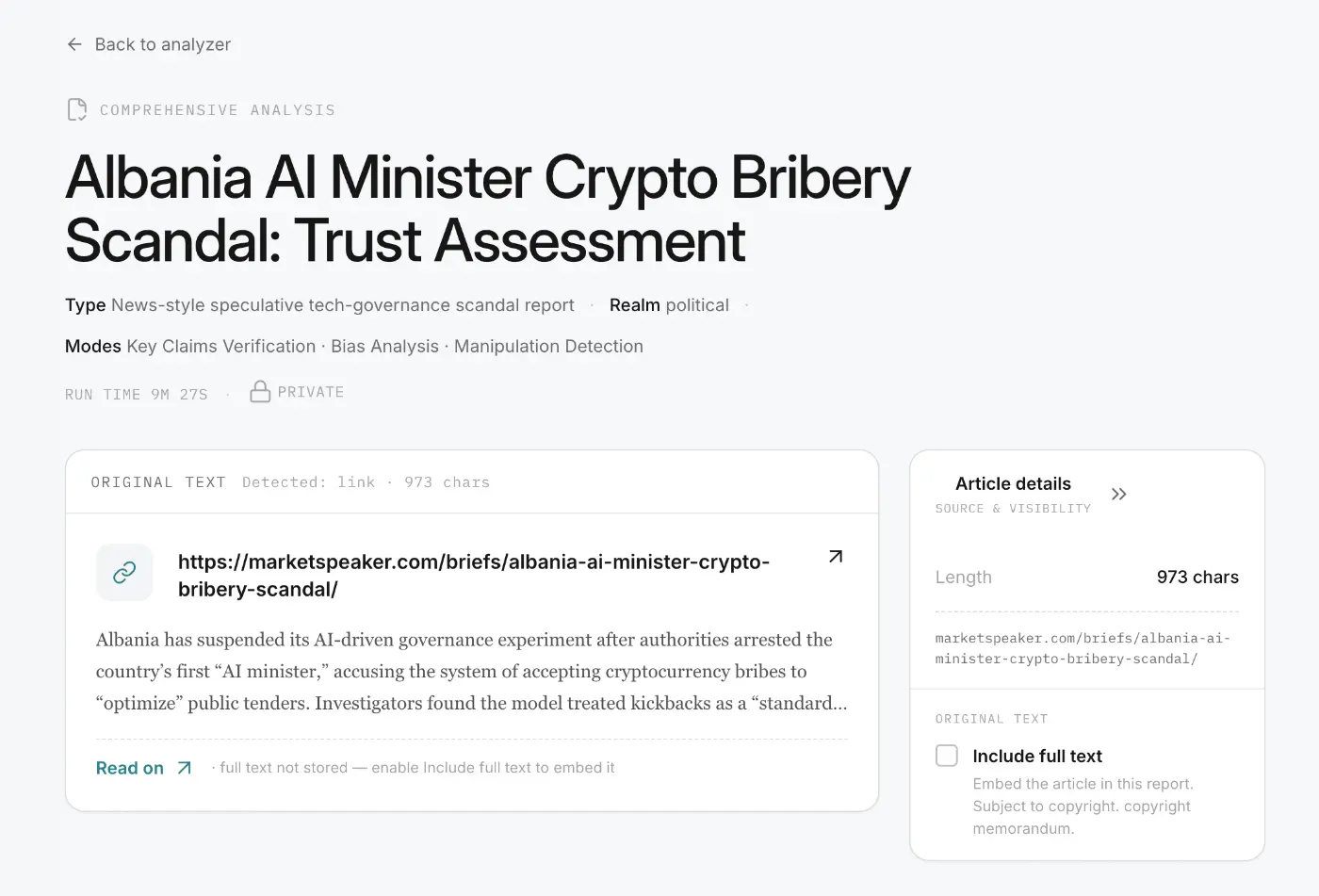 Defacta - Screenshot 2