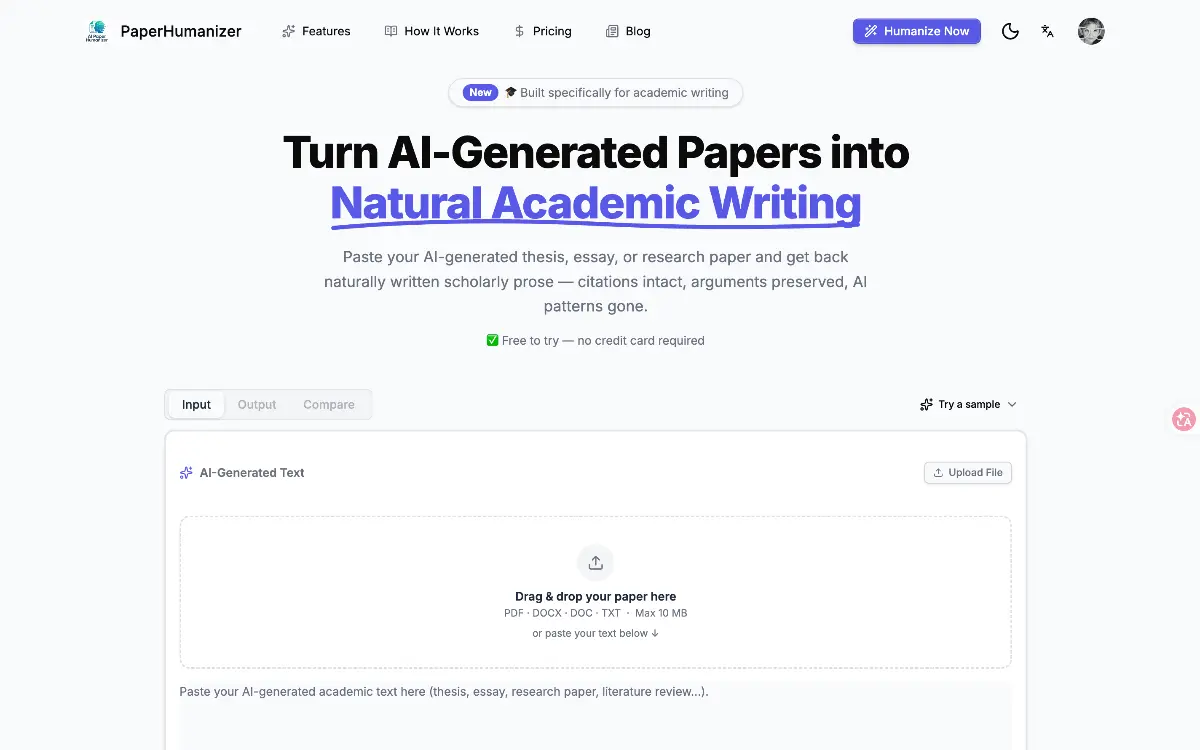 Paper Humanizer - Screenshot 2