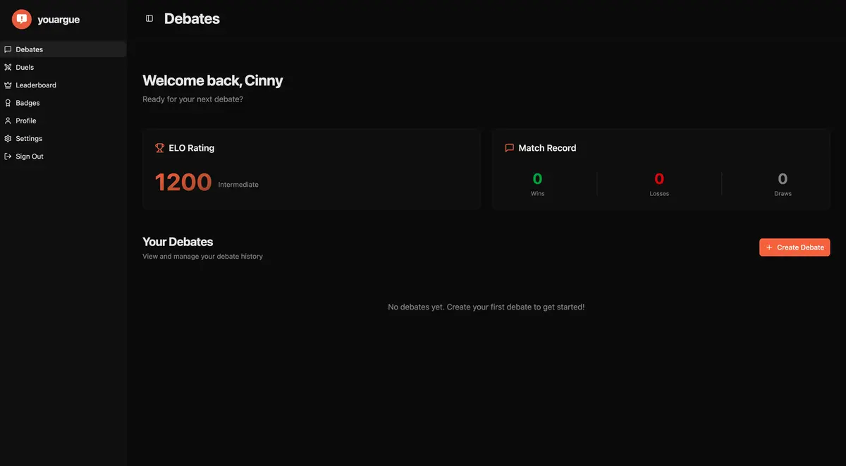 YourArgue - Screenshot 1
