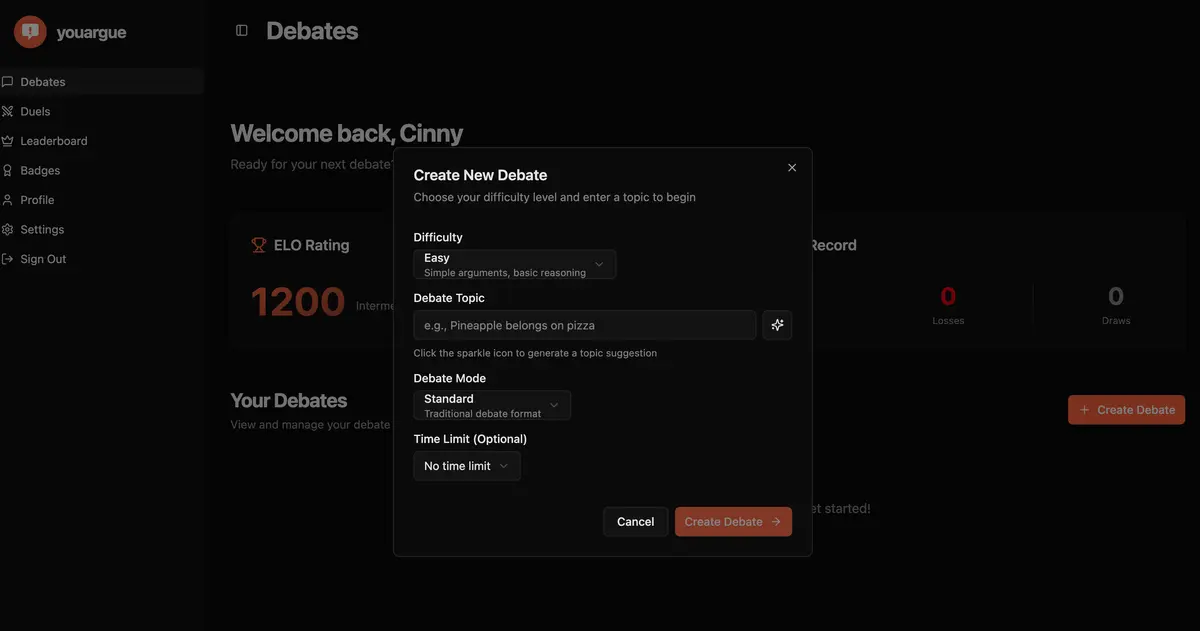 YourArgue - Screenshot 2