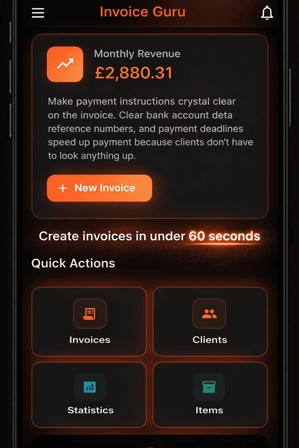 Invoice Guru - Screenshot 1