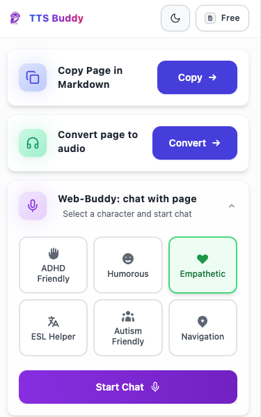 TTSBuddy - Screenshot 1