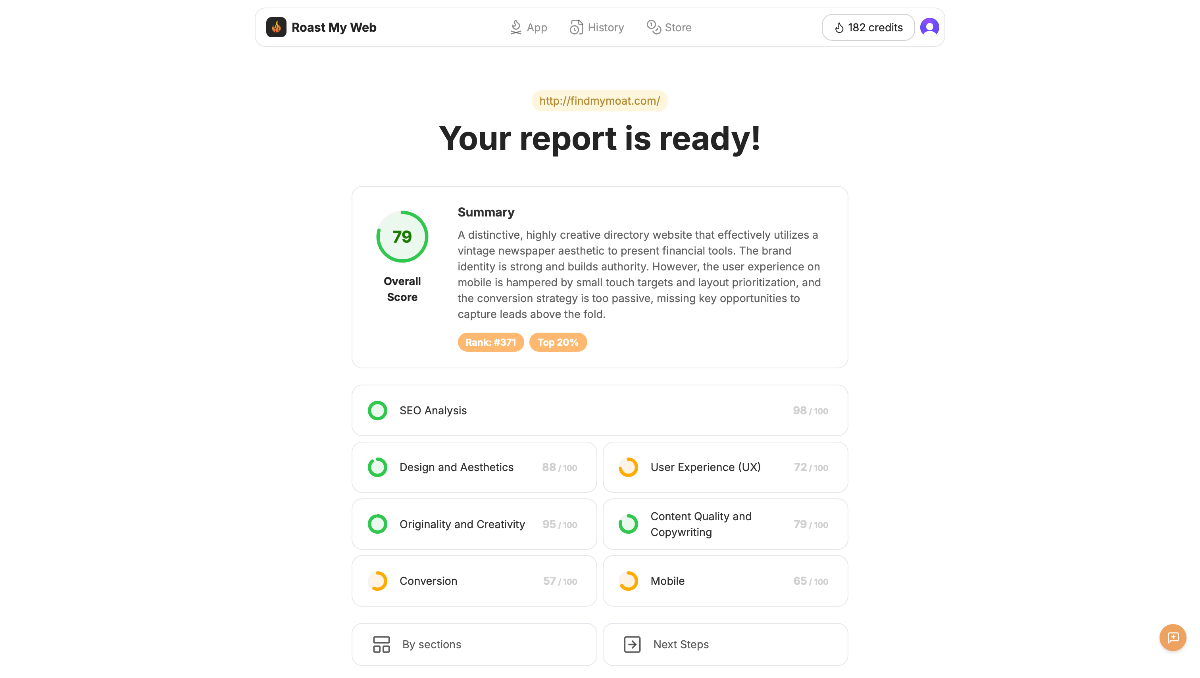 Roast My Web - Screenshot 2