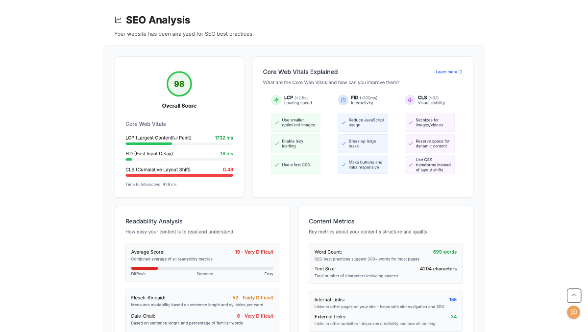 Roast My Web - Screenshot 4