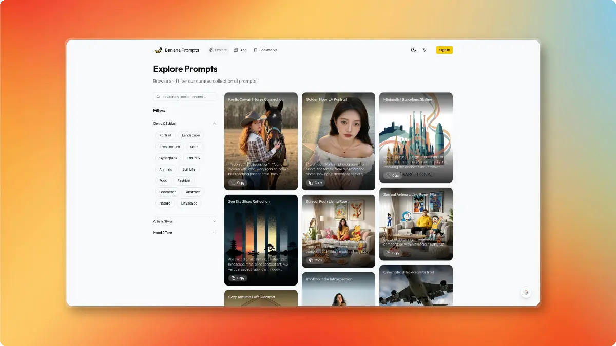 Banana Prompts - Screenshot 2
