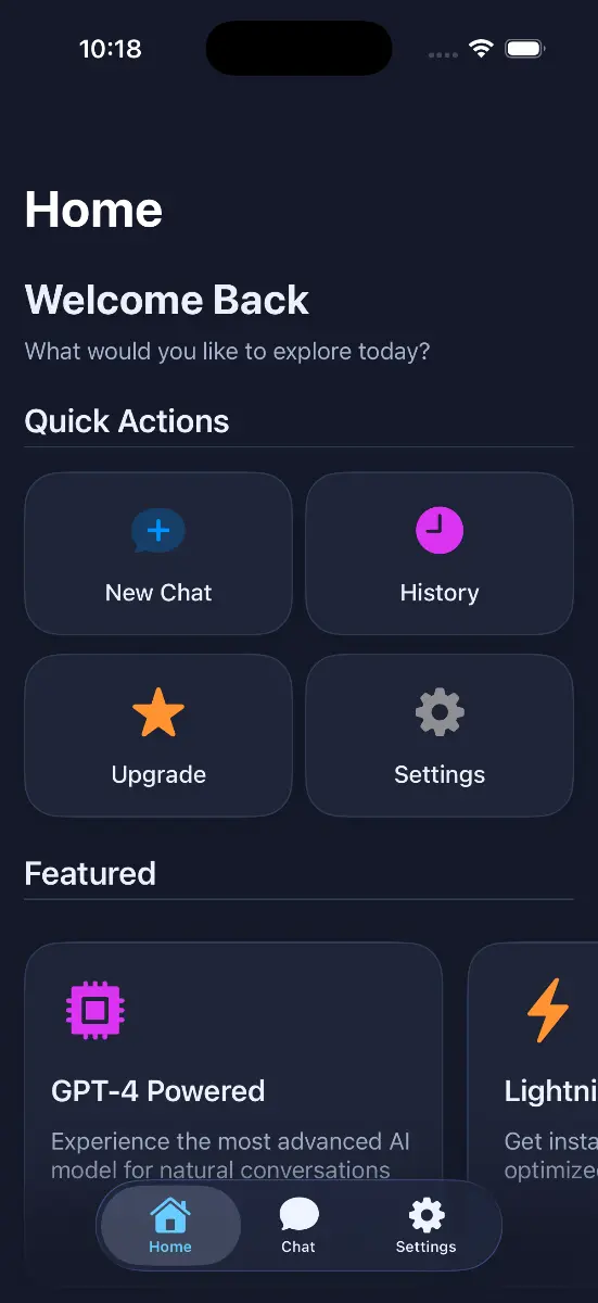 SwiftAI Boilerplate Pro - Screenshot 4