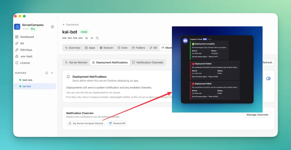 Server Compass - Screenshot 4