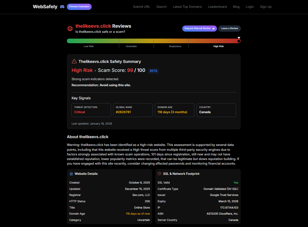WebSafely - Screenshot 1
